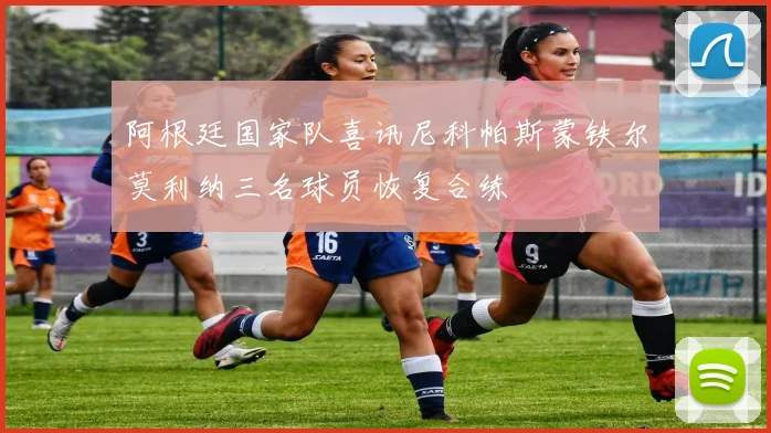 阿根廷国家队喜讯尼科帕斯蒙铁尔莫利纳三名球员恢复合练