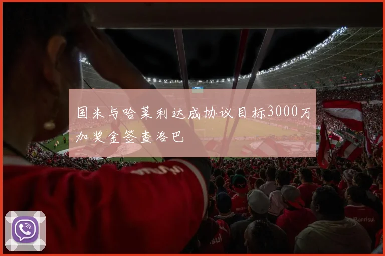 国米与哈莱利达成协议目标3000万加奖金签查洛巴